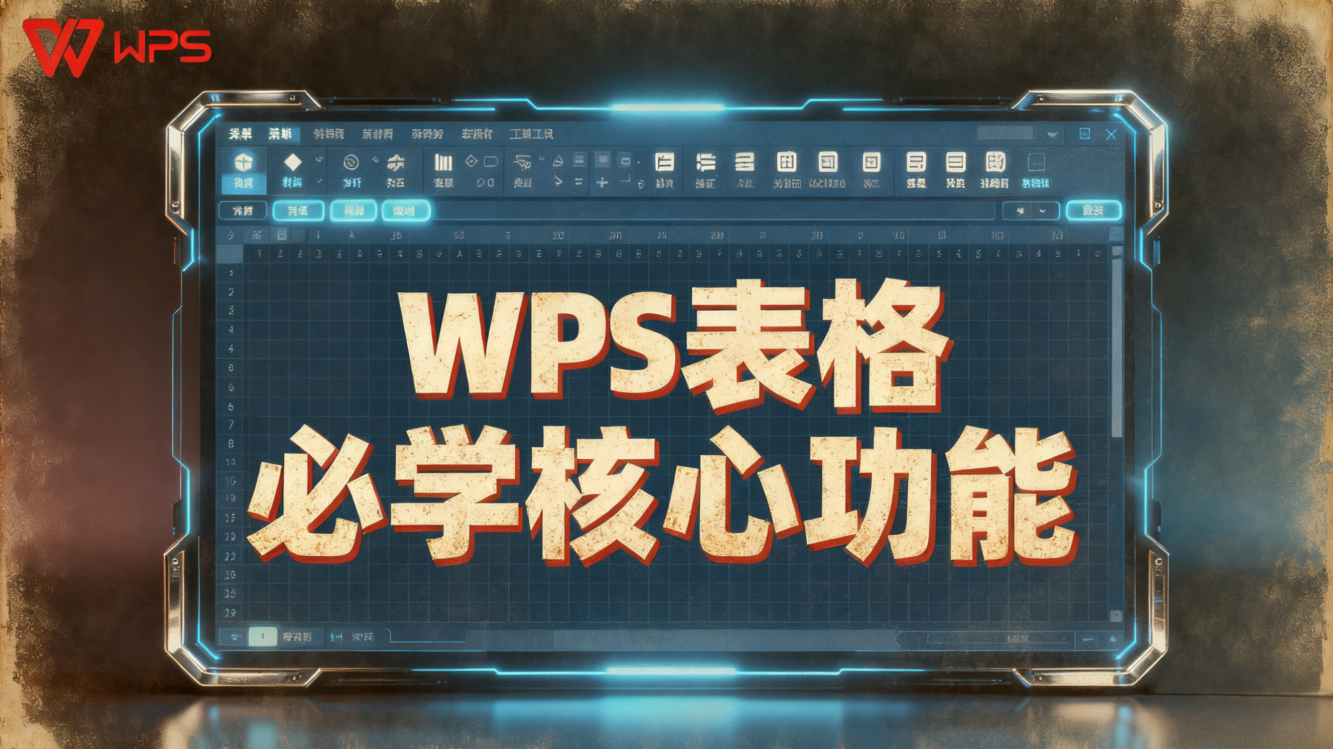 WPS表格入门教程:5分钟教你做出规范表格